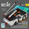 RESKIT RSK32-0014 A/S32A-31A Mule Tow Tractor (short version) (AV-8B, F-14B/D, F/A-18C/D/E/F/G, C-2, E-2С, EA-6B, S-3B, AH-1, UH-1, UH-60, CH-47, CH-53, SH-3) (3D Printed model kit) (1/32)